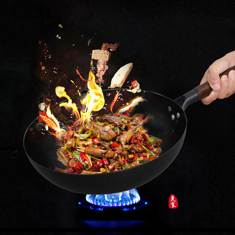 Iron Pan Traditional Iron Wok