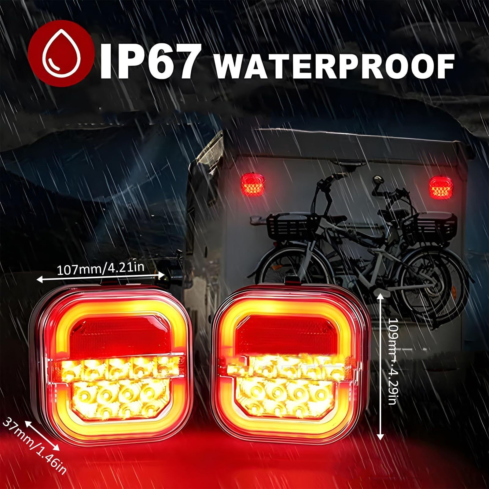 Trailer Tail Lights Kit