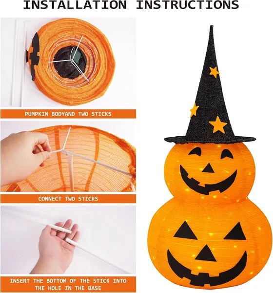Halloween Collapsible Pumpkin Decorations