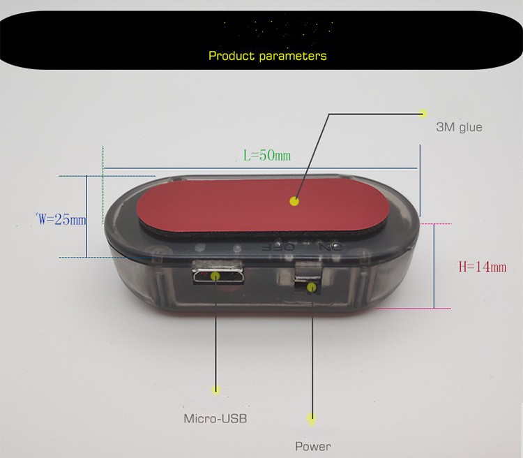 Car Fake Security Light