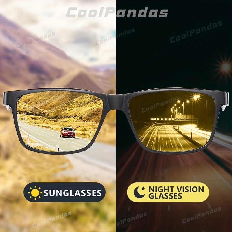 High-Quality Square Photochromic Sunglasses