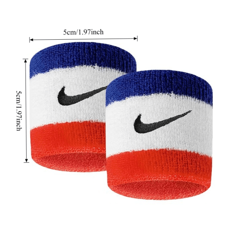 Nike Swoosh Sports Wrist Supports Comfortable Fabric Design for Spring/Fall Seasons