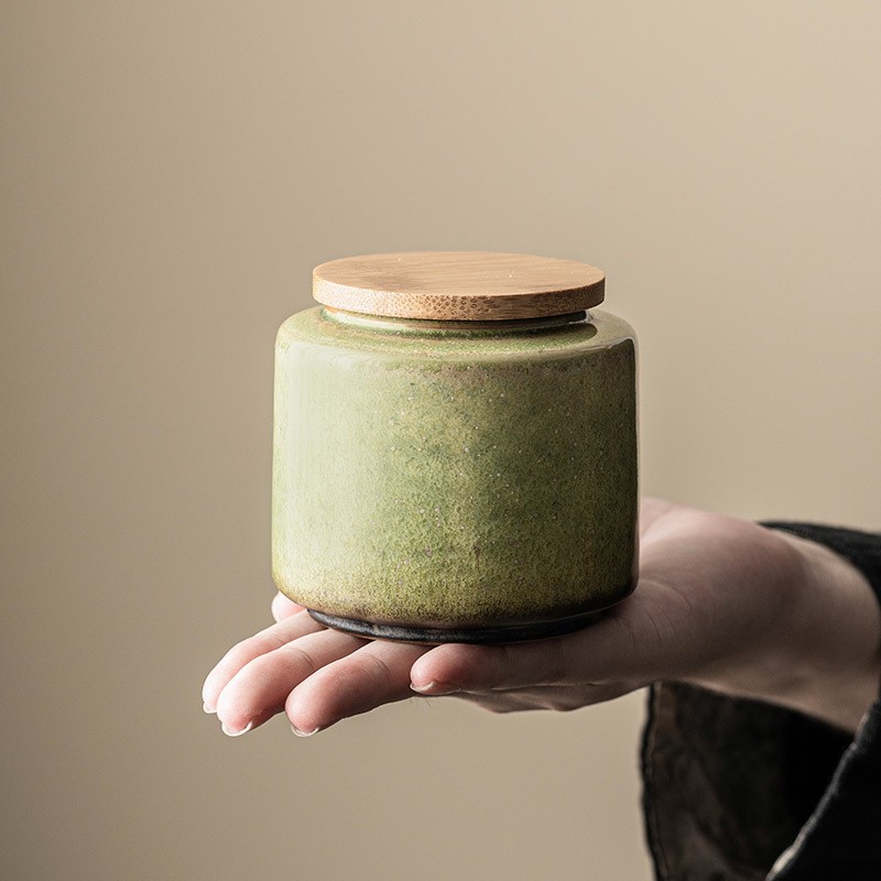 Vintage Tea Jar Sealed Jar