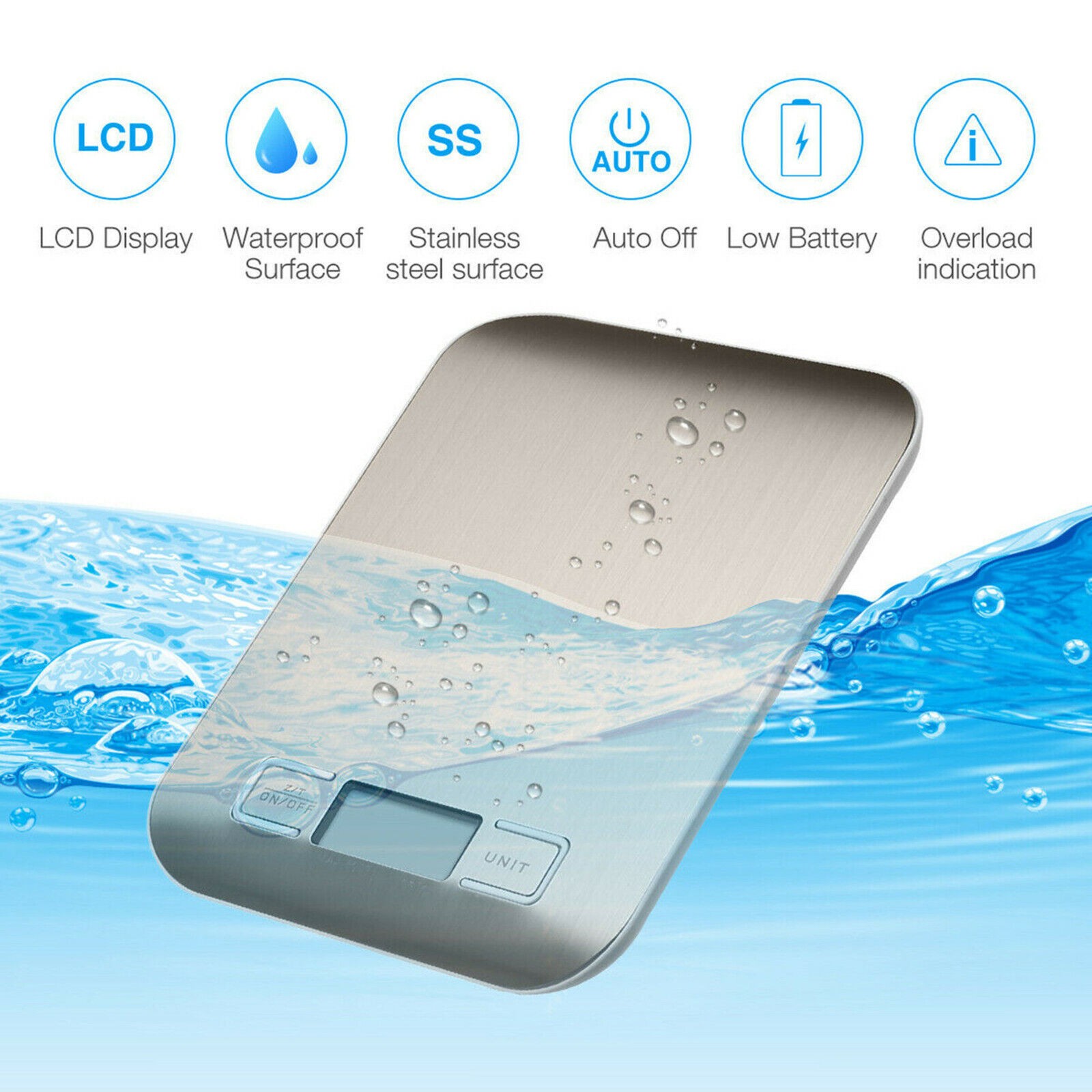 Kitchen Scales Stainless Steel