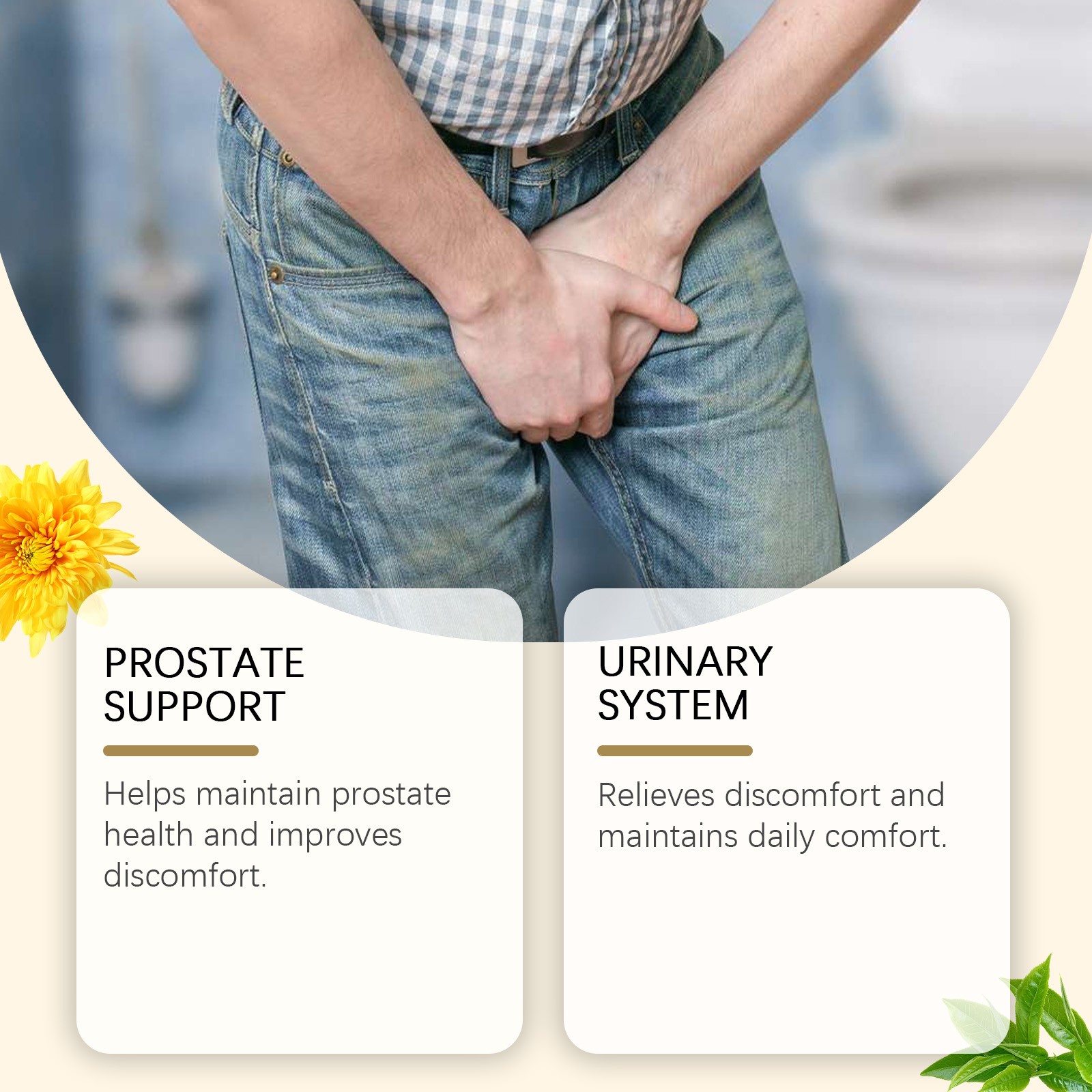 Prostate Health Herbal Tea Gentle Herbal Care for Mens Wellness