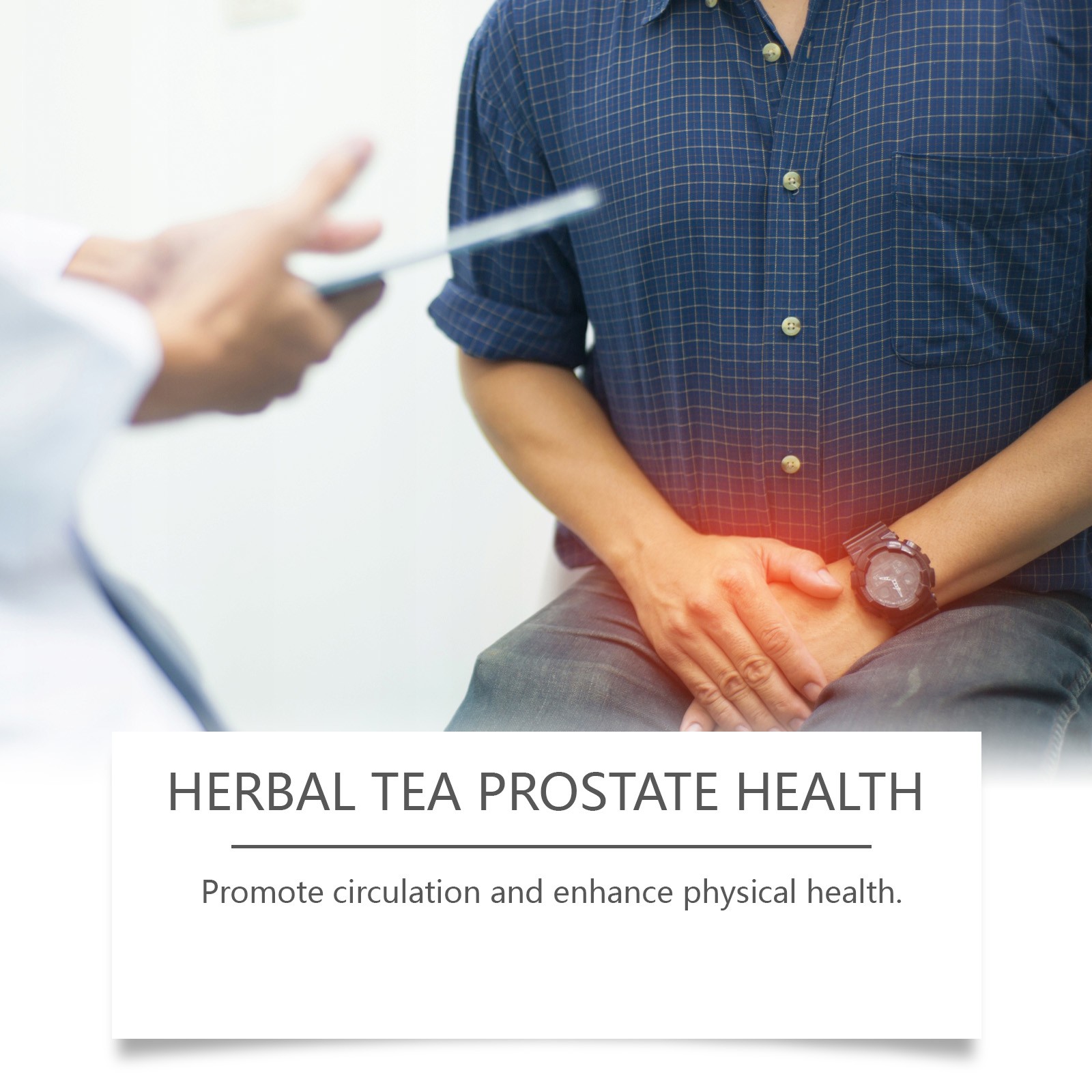 Prostate Health Herbal Tea Gentle Herbal Care for Mens Wellness