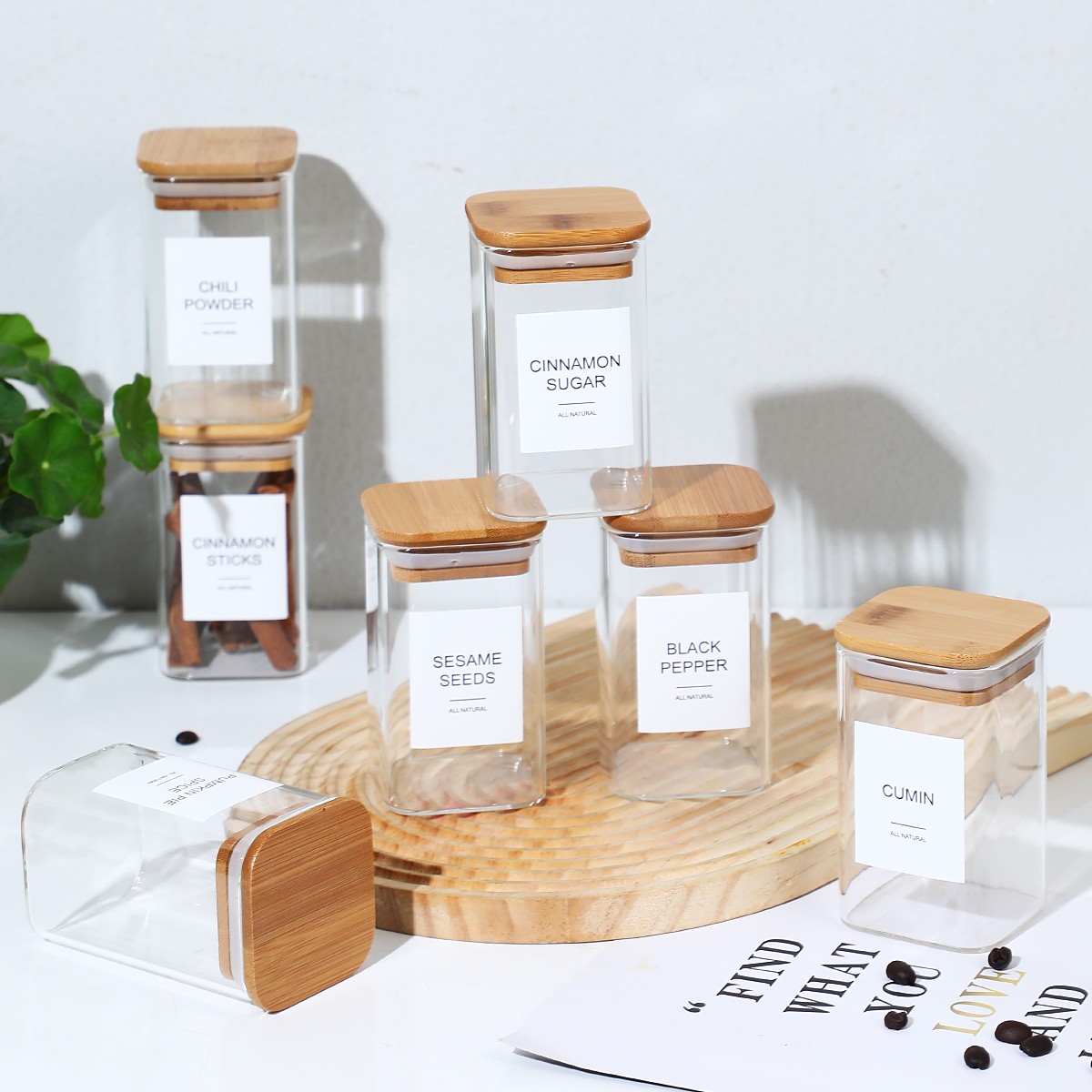 Kitchen Pepper Jars For Salt Seasoning