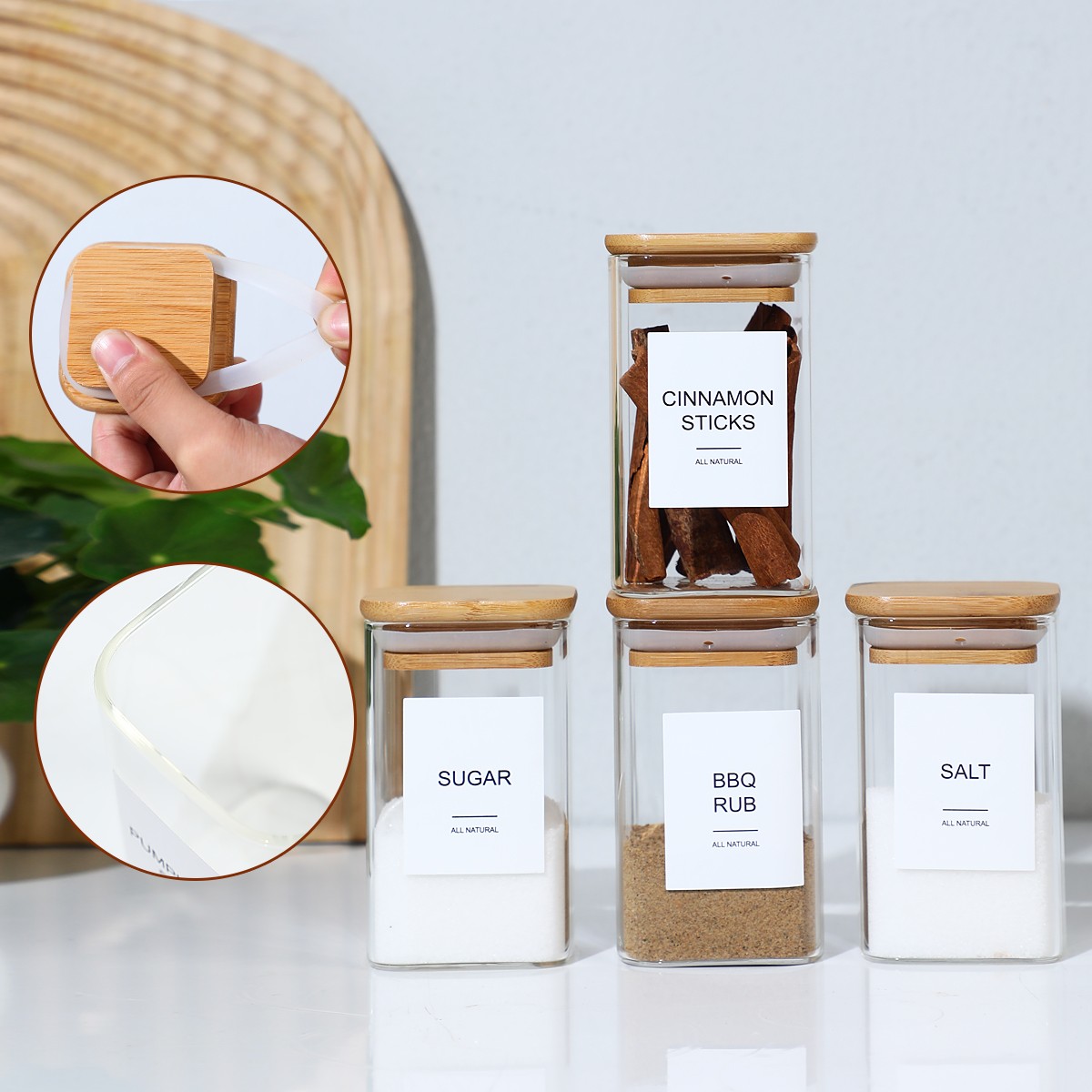 Kitchen Pepper Jars For Salt Seasoning