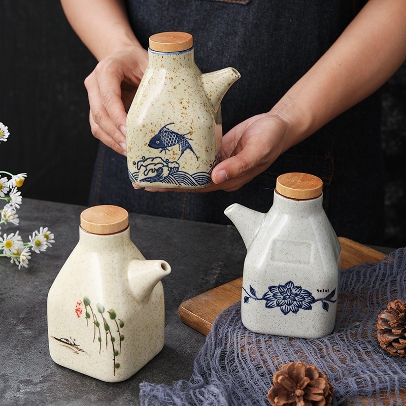 Ceramic Kitchen Sauce Dipping Pot