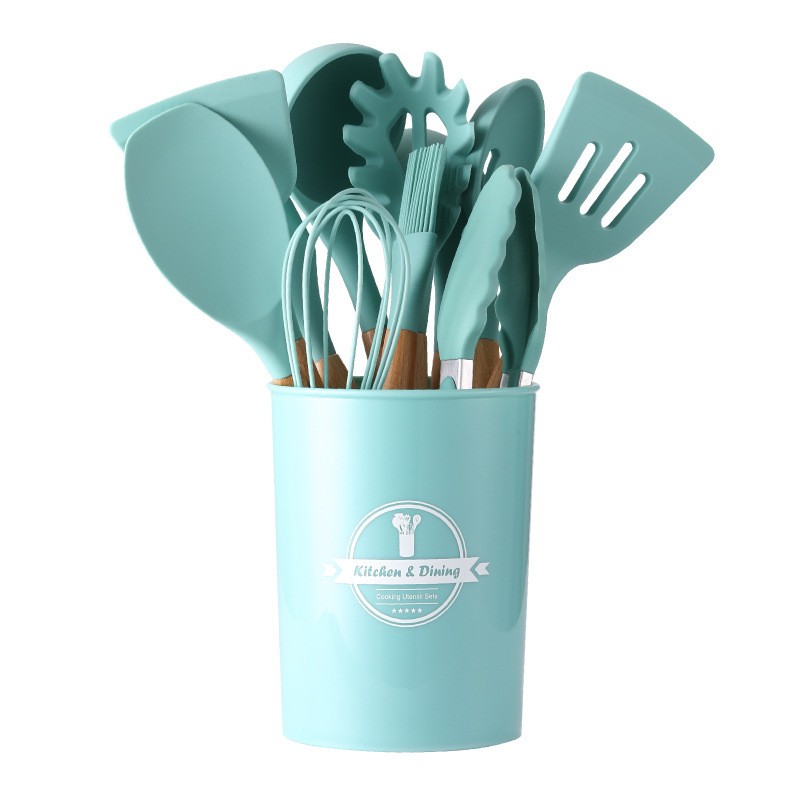 Wooden Handle Silicone Kitchenware