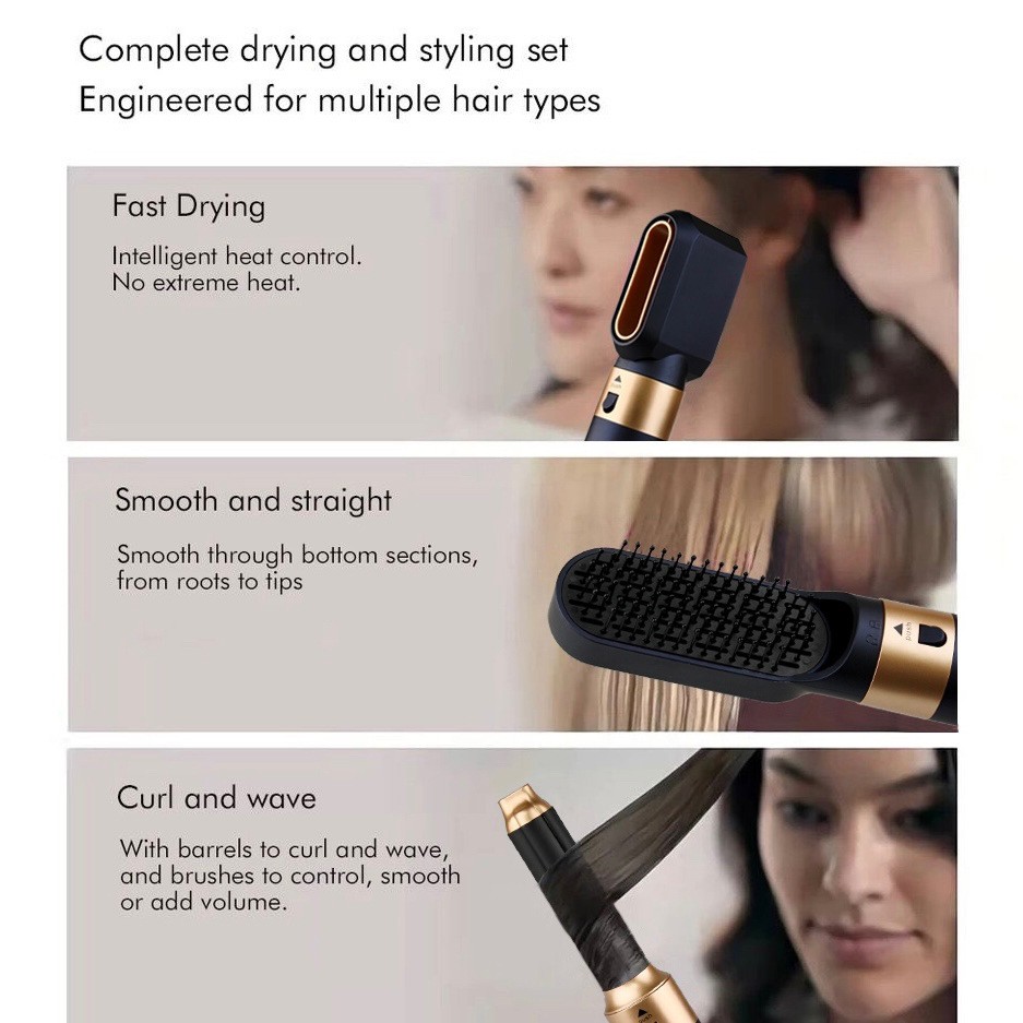 5 in 1 Professional Negative Ionic Hair Styler