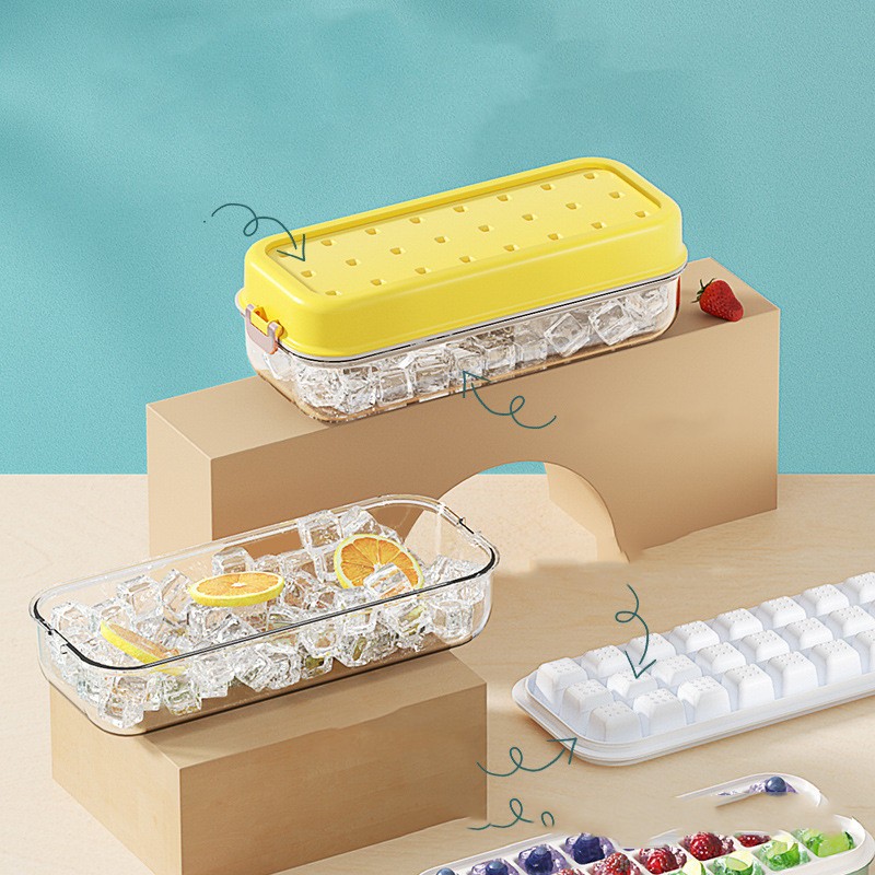 Ice Cube Trays for Home Ice Storage and Making