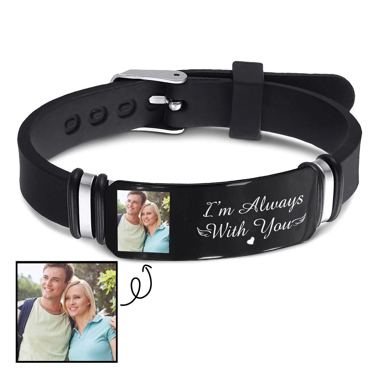 Personalized Engraved Custom Name Bracelet