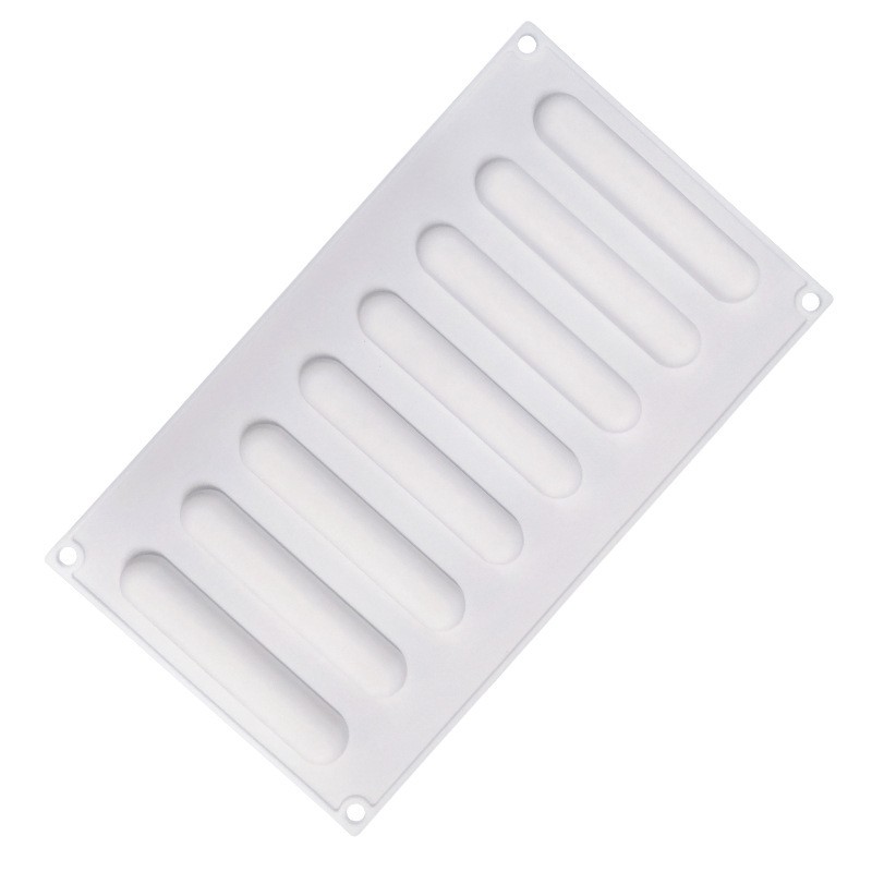 8 Long Oval Silicone Molds
