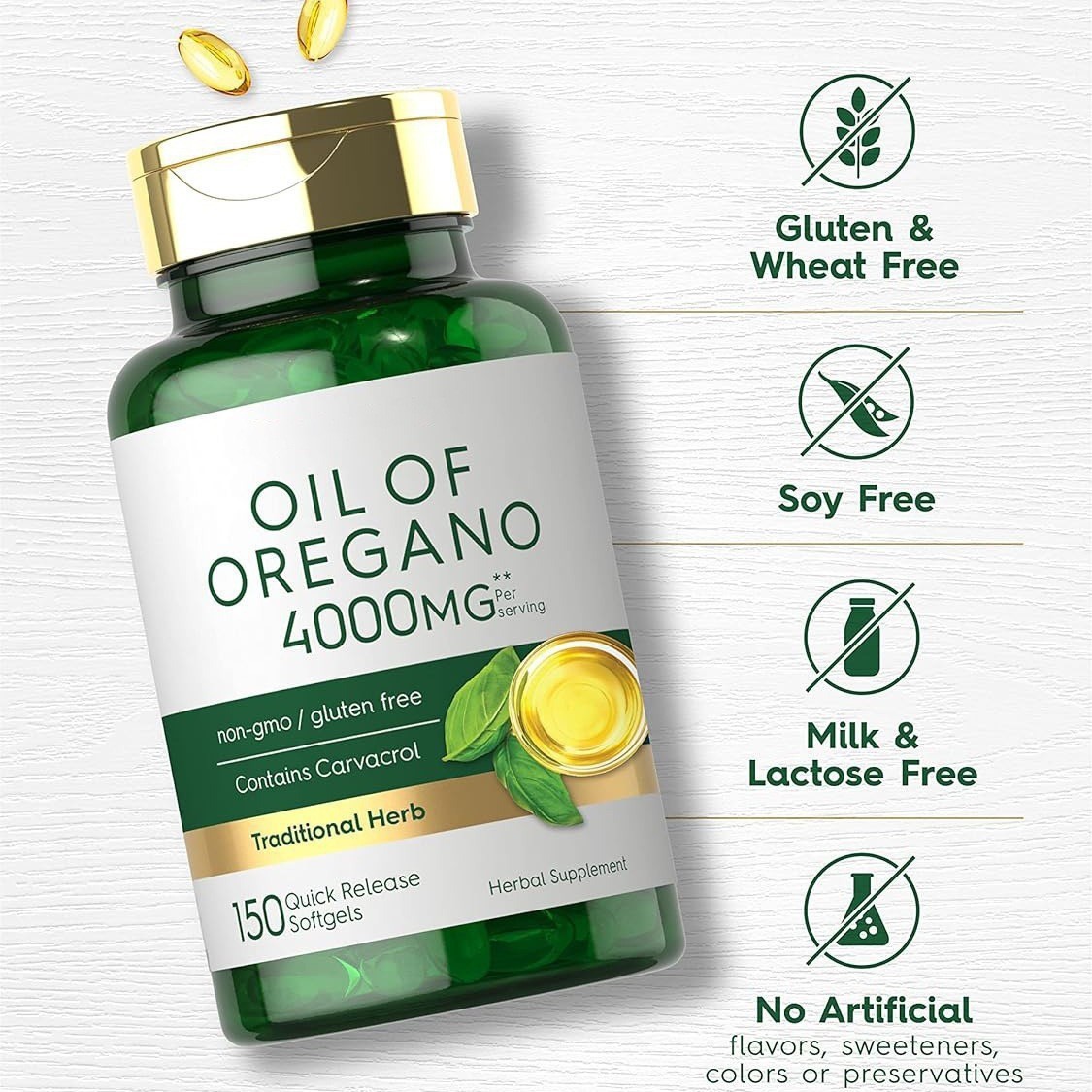 Oil of Oregano 4000mg Softgels