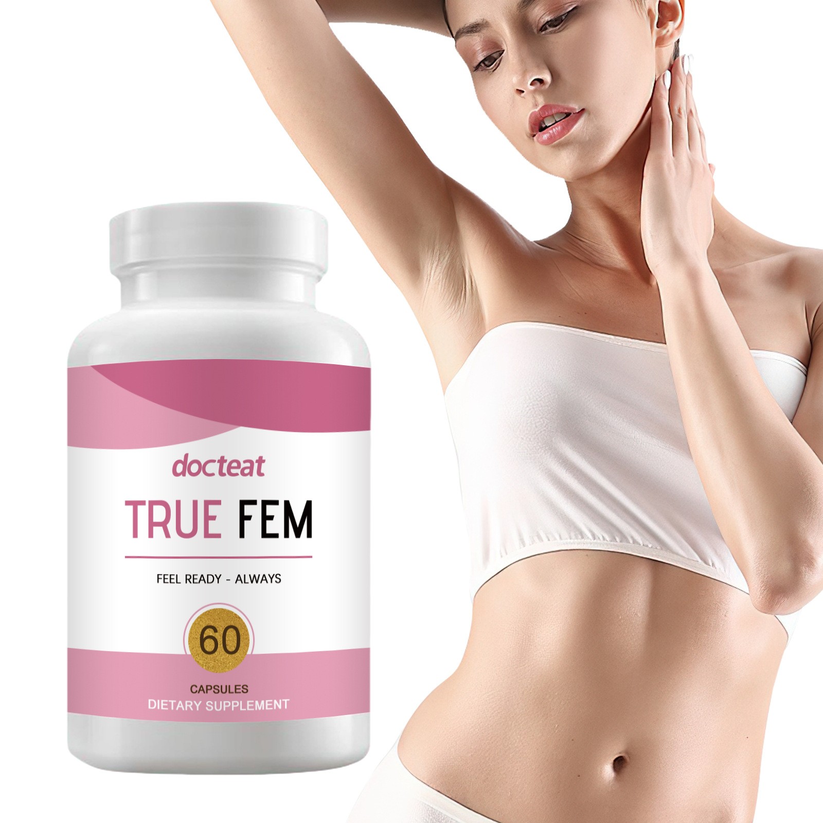 True Fem Capsules Daily Support for Womens Health, Vitality, and Wellbeing