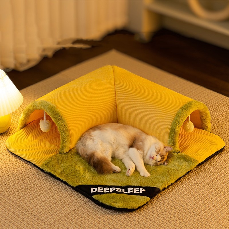 Warm and Thickened Pet Nest Cozy and Comfortable Bed for Your Furry Friend