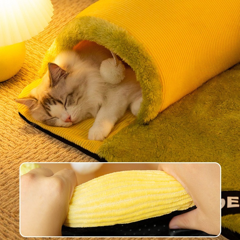Warm and Thickened Pet Nest Cozy and Comfortable Bed for Your Furry Friend