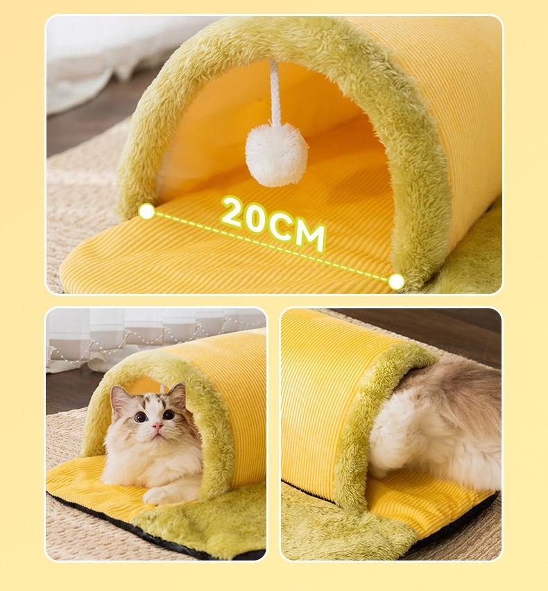 Warm and Thickened Pet Nest Cozy and Comfortable Bed for Your Furry Friend
