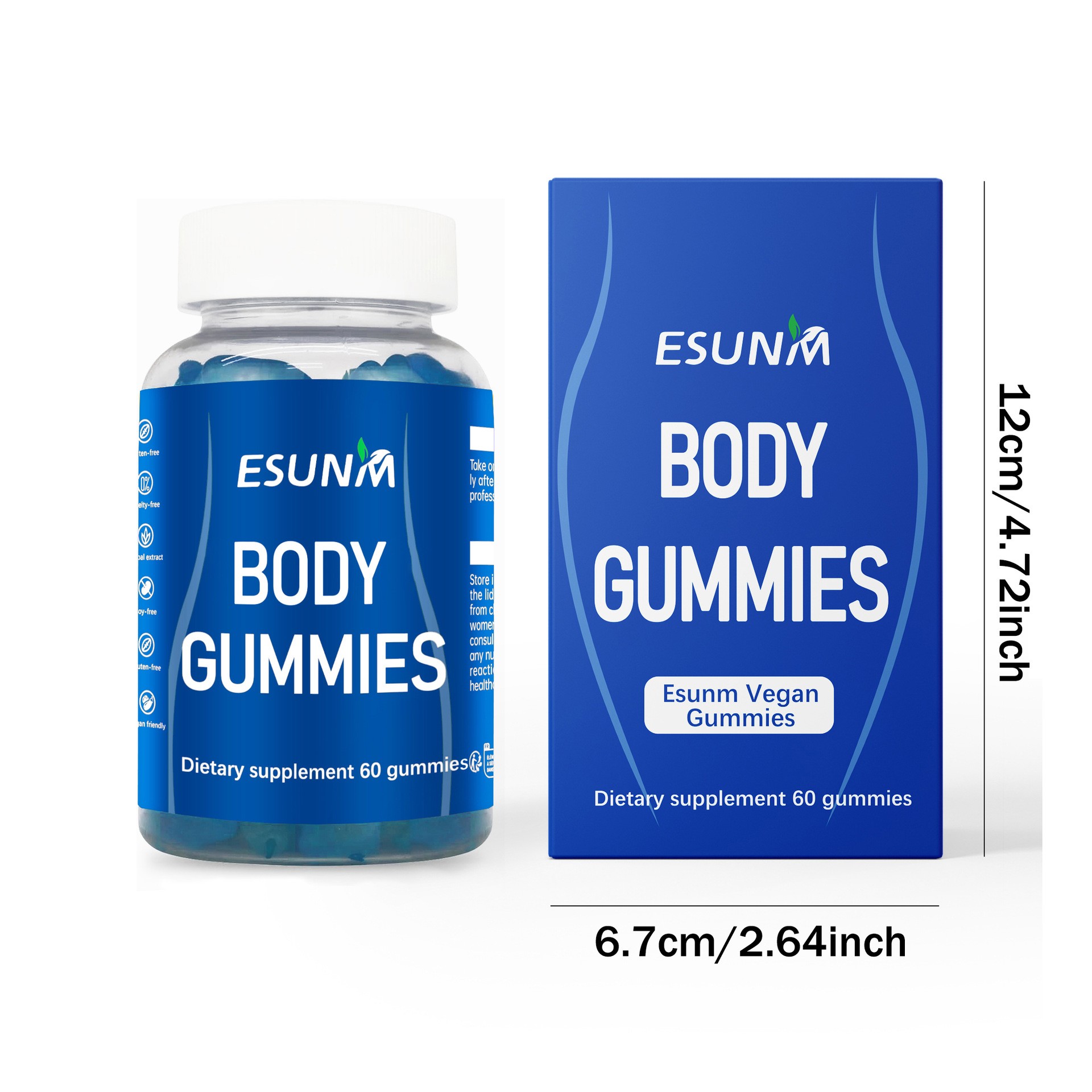 ESUNM Body Gummies & Breast Gummies