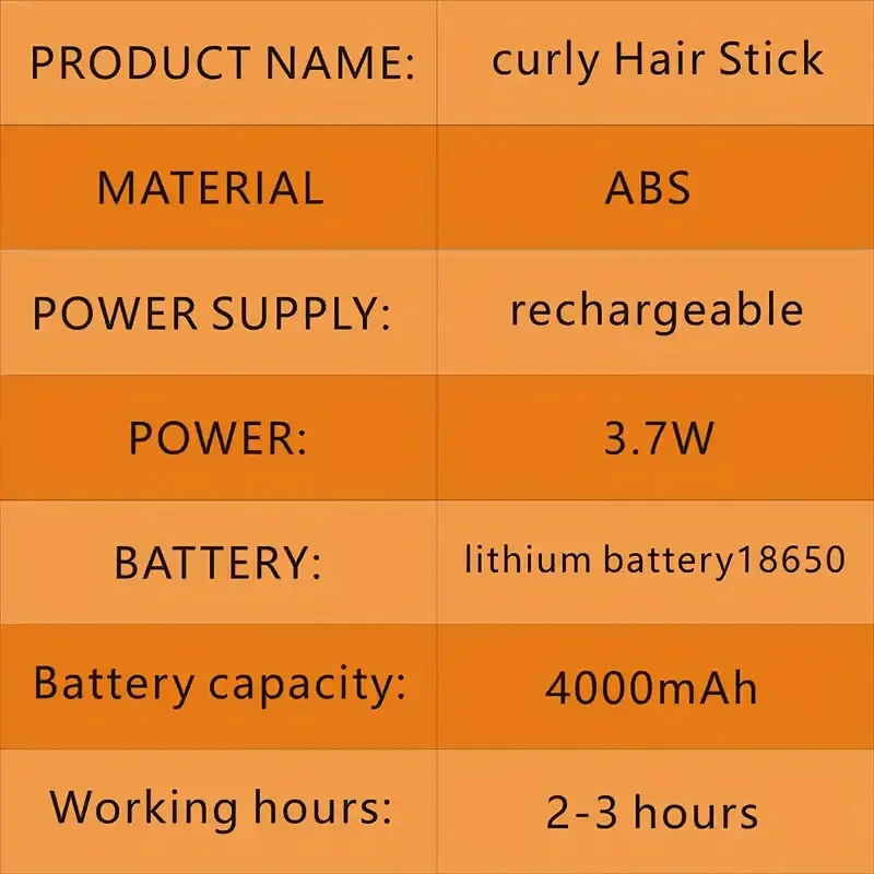 5 Heat Settings Auto-Curler