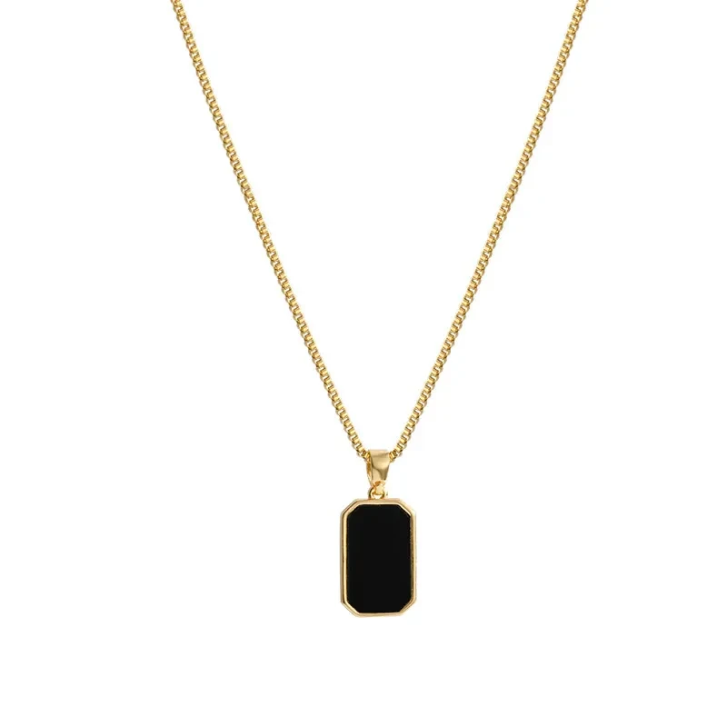 Rectangular Pendant Necklace Design