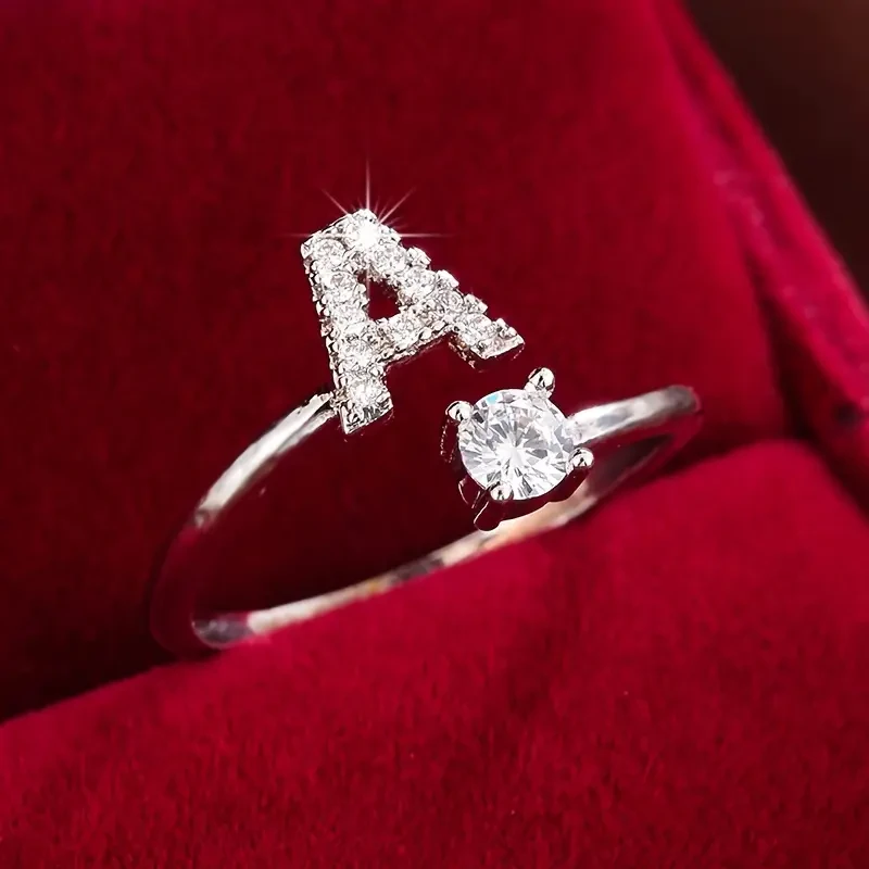 Trendy Alphabet Wrap Ring