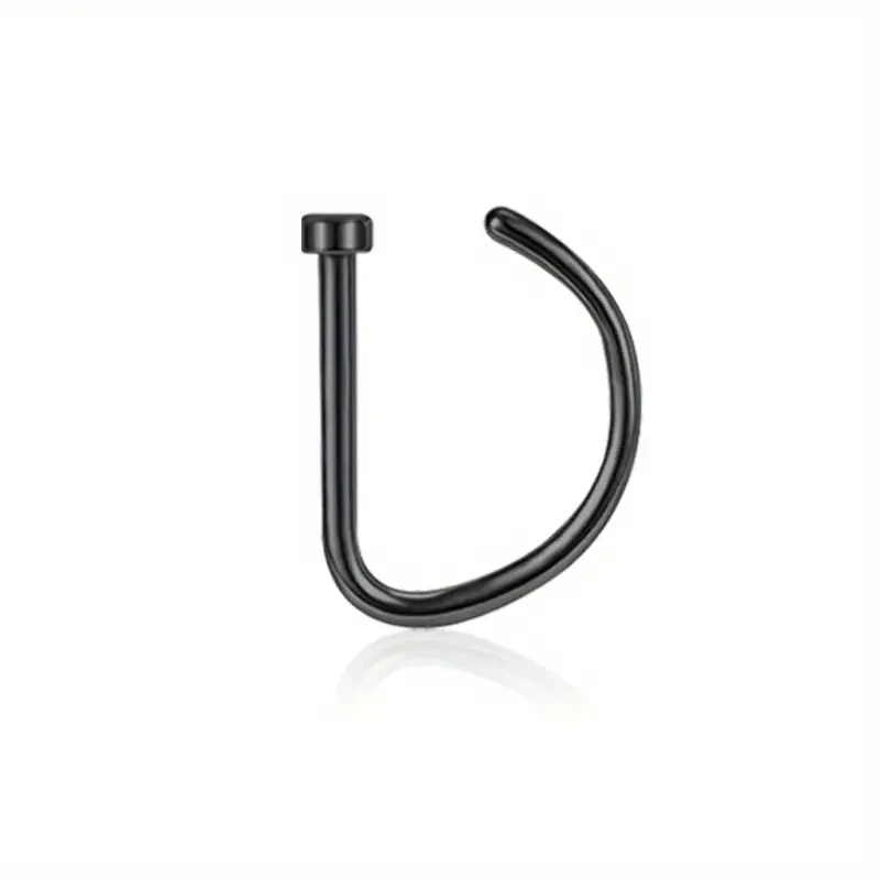 Trendy D-Shape Nose Clip