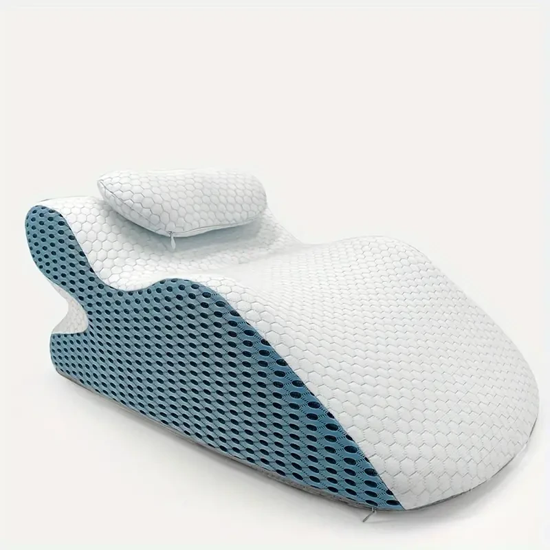 Ergonomic Memory Foam Pillow for All Sleep Positions - Neck & Back Support