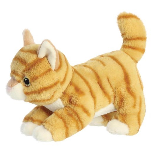 Eco Nation Orange Tabby Cat Soft Toy