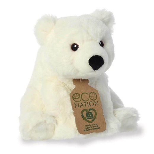Eco Nation Polar Bear Soft Toy