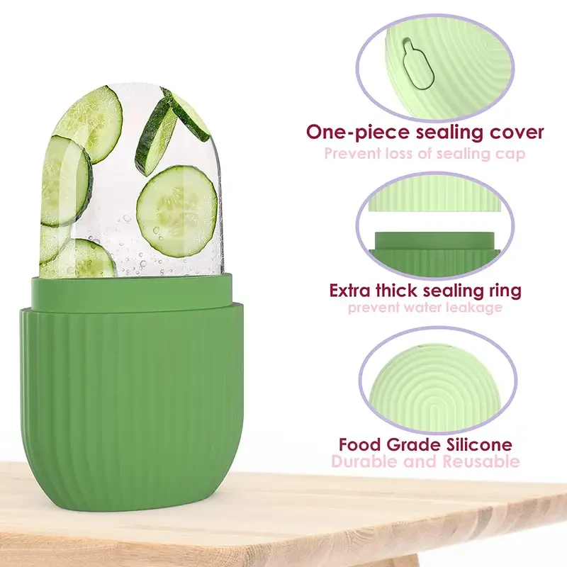 Silicone Ice Face Roller Massage Skin