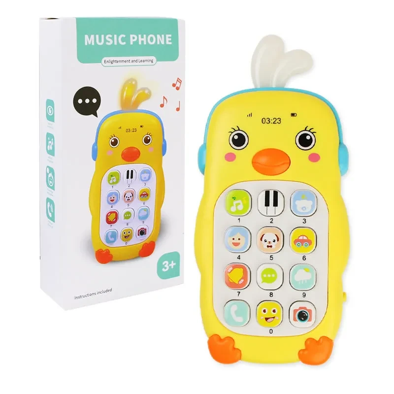 Plastic Children's Music Mobile Phone
