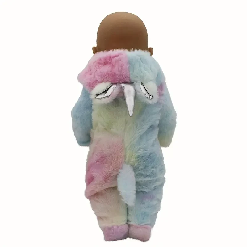 Plush Jumpsuit Doll Clothes Fit For 43cm/17inch Doll, As Halloween, Chrismas Gift, Not Included Doll