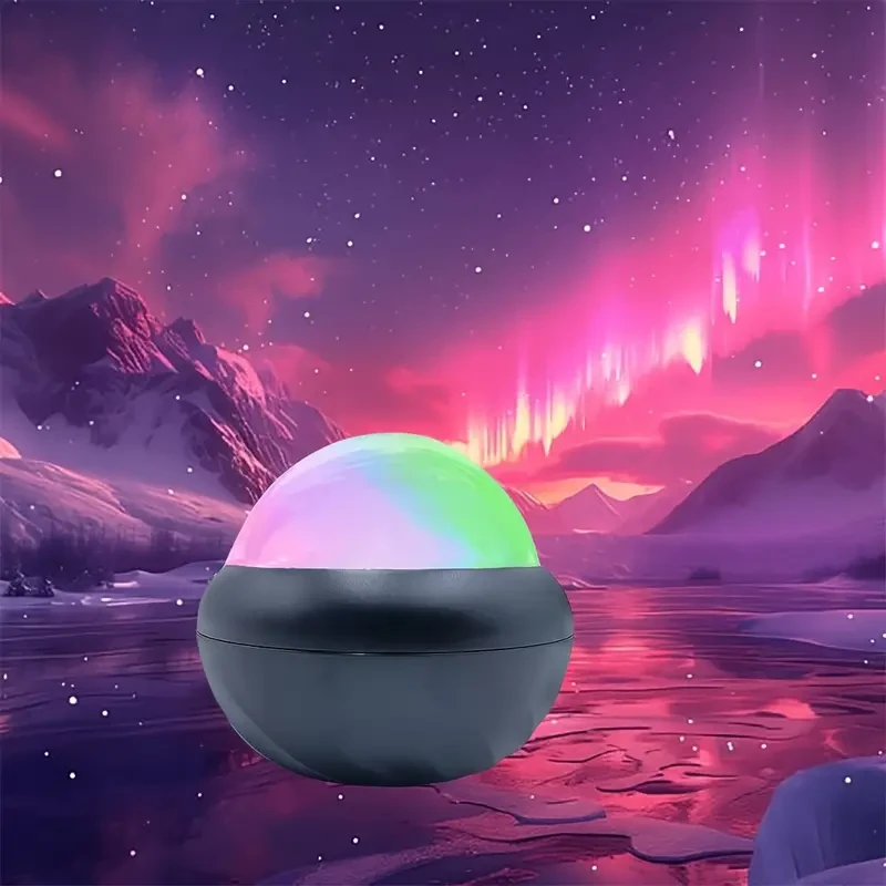 Dreamy Starry Sky Projector - 360 Panoramic View, Multi-Color LED Light with Remote