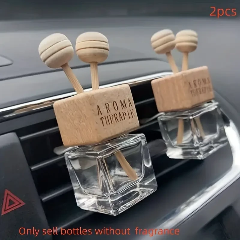 2peices Car Air Outlet Perfume Bottle