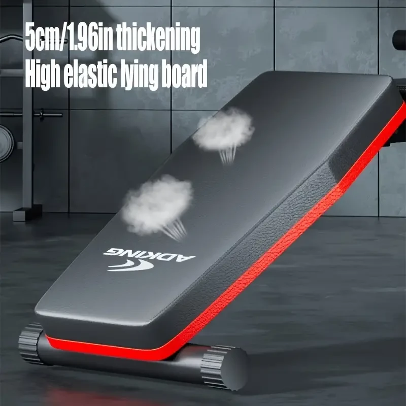 ADKING 13-in-1 Foldable Dumbbell Bench - Adjustable Sit-Up Aid & Strength Trainer