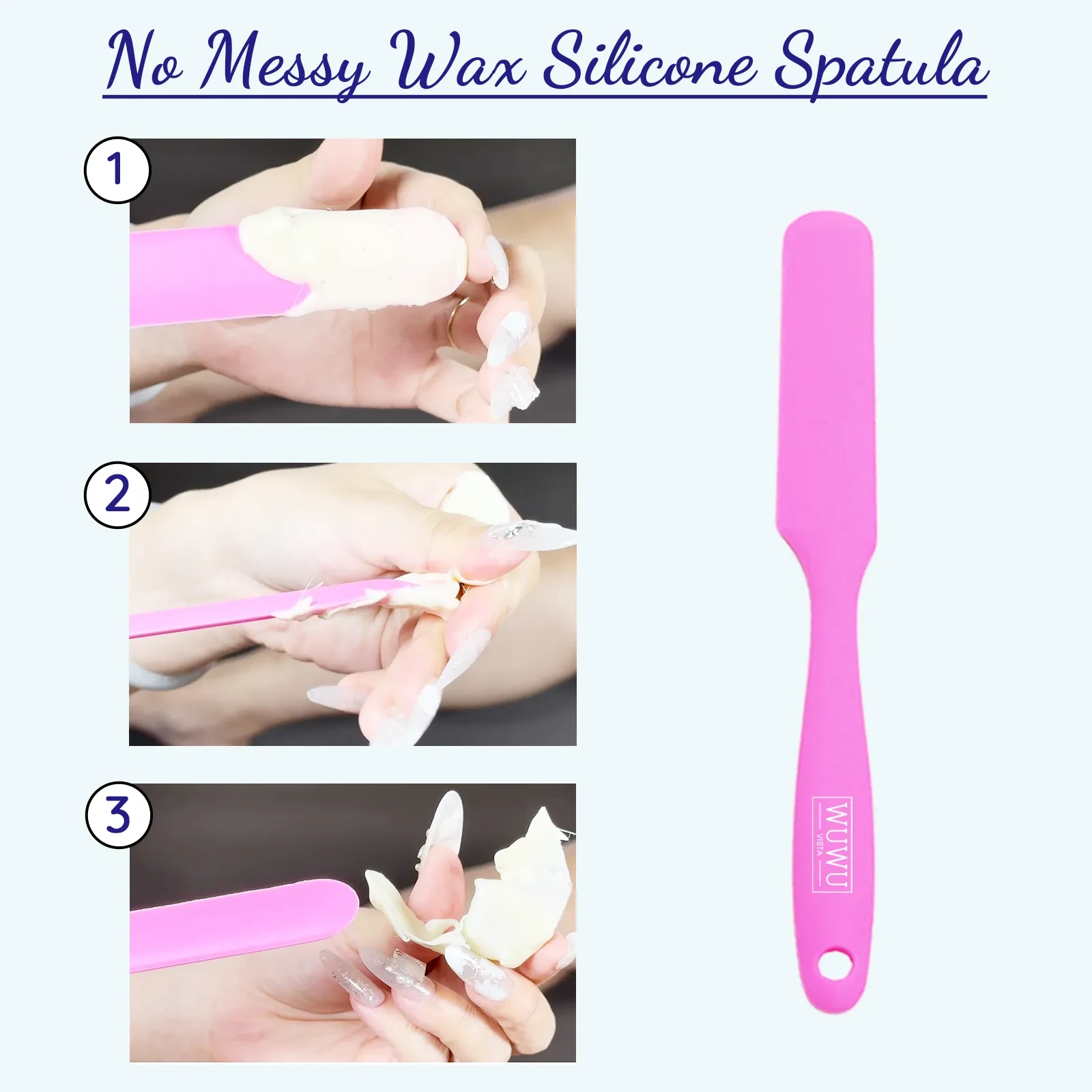 Large Area Hair Removal Wax Scraper