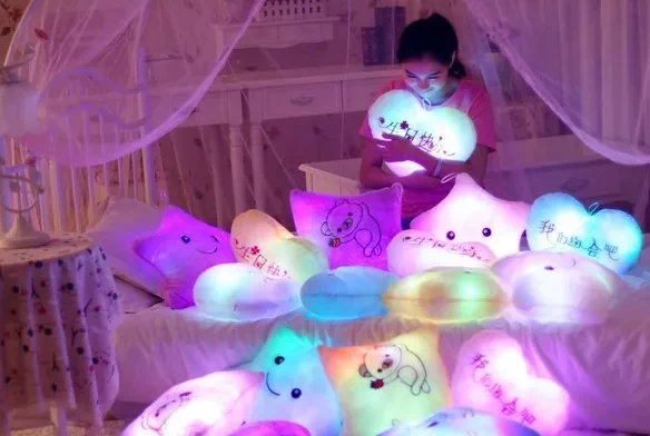 Love Glowing Music Pillow Plush Toy