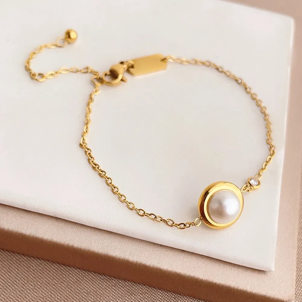 Japanese And Korean Lucky Pearl Bracelet