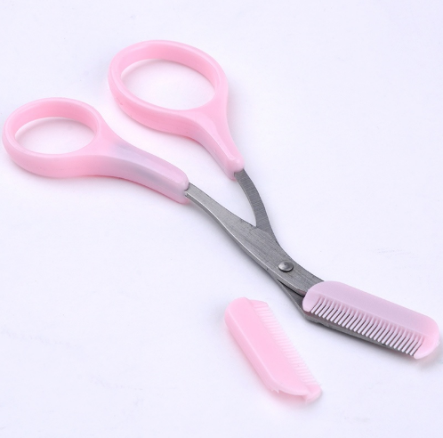 Eyebrow Trimmer Scissor With Comb Lady