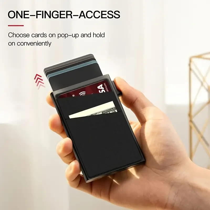 Automatic Pop-Up Credit Card Holder