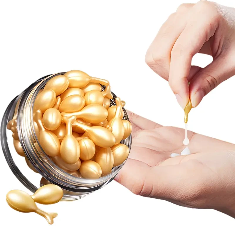30 Pcs Korean Skin Care Serum Capsules - Hydrate, Firm & Moisturize
