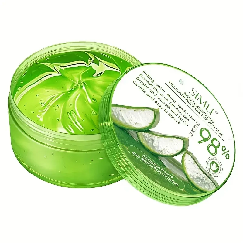 300g Hydrating Aloe Vera Gel Moisturizer - Soothing Face Cream for Dry & Sensitive Skin