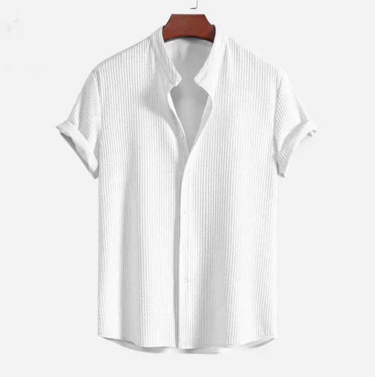 Short Sleeve Loose Shirt Top Summer Men's Clothing