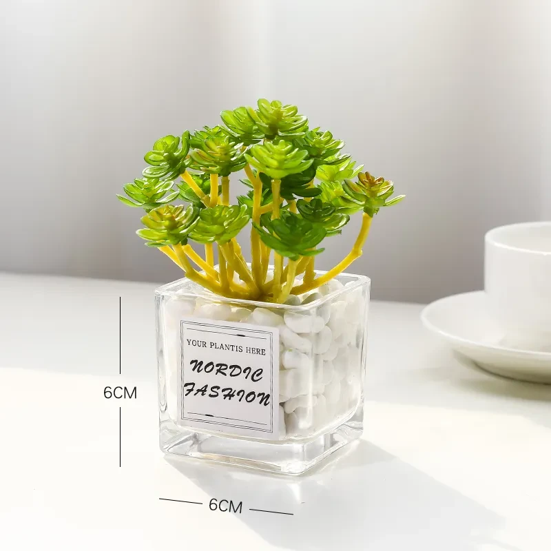 Simulation Green Plant Small Potted Office Desktop