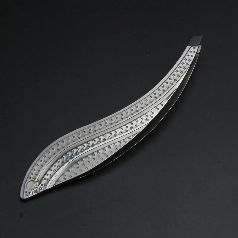 Stainless steel eyebrow shaping knife tool