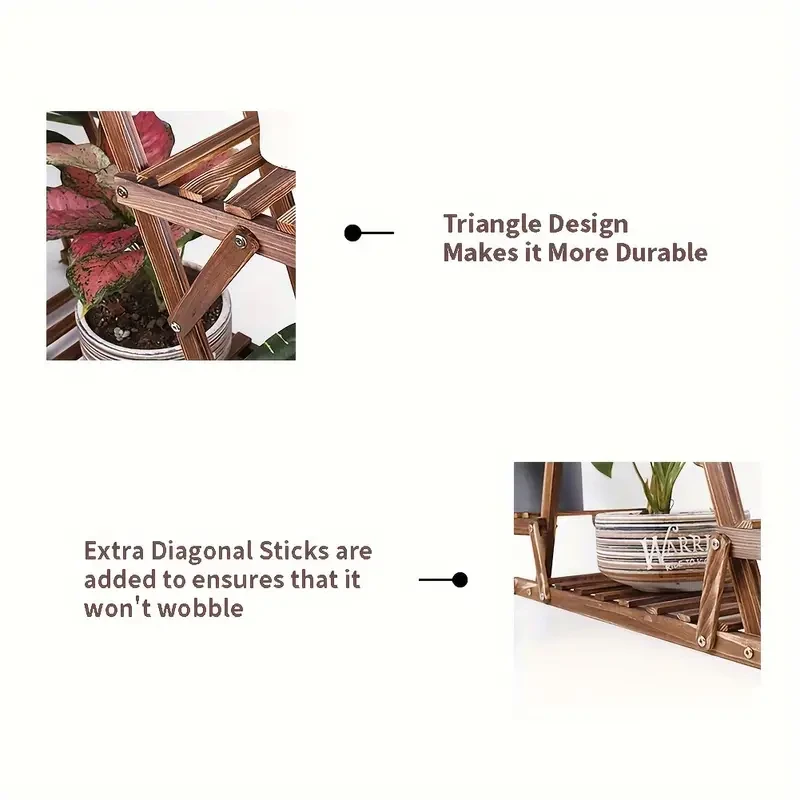 6 tier Plant Stand Holder Flower Display Stand