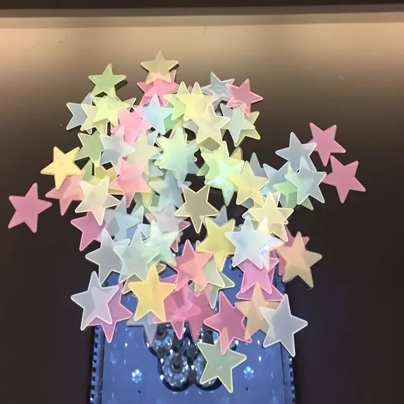 100pcs, Luminous Star Stickers