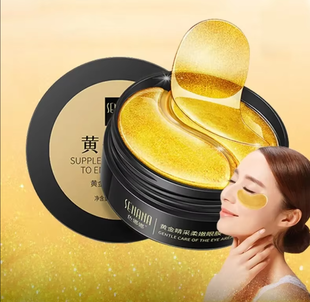 60pcs Golden Moisturizing Eye Mask